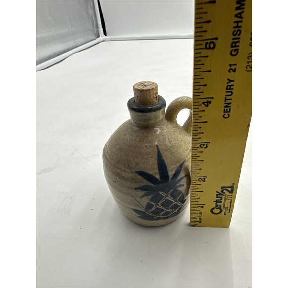 Vintage Mahon Pottery Ireland Stoneware Pineapple Jug Handle Cork Country 4” - Picture 7 of 8